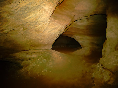 artificial cave under earth journey