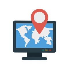 online map  location   marker
