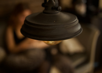 Fototapeta na wymiar vintage lamp