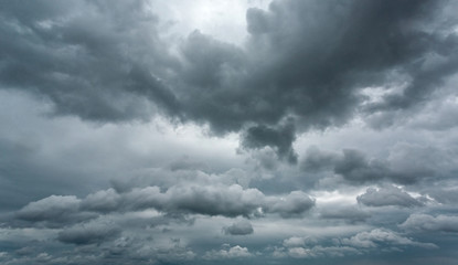 Dark sky  clouds