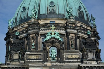 Berlin, Germany – April 9, 2015: Berlin Cathedral, Berliner Dom (Upper parish church and...