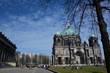 Berlin, Germany – April 9, 2015: Berlin Cathedral, Berliner Dom (Upper parish church and...