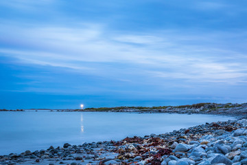 Seascape lighthouse coastal shoreline images of Cape Island, Nova Scotia Canada.