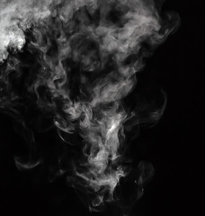 white smoke black background