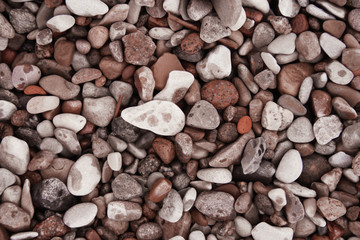 Pebble on the beach texture