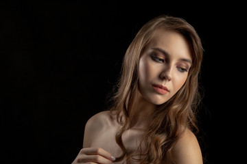 Naklejka premium sad bare young