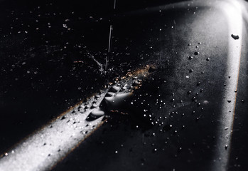 rain drops on window