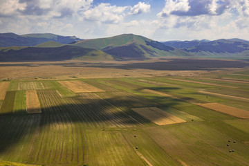 Castelluccio (Umbria - Italy) - Landscape of Pian Grande Sibillini Mountains