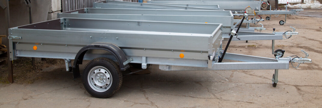 Open car trailer