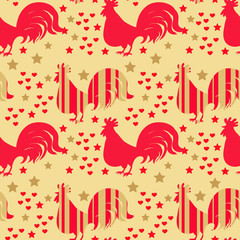 Rooster pattern7