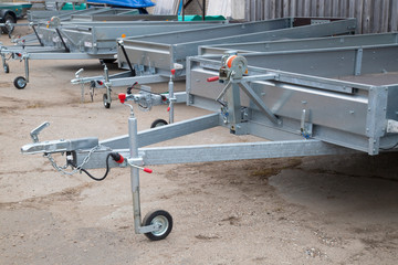 Open car trailer