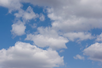 blue sky with white clouds