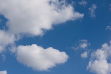 blue sky with clouds