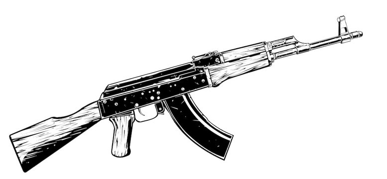 AK47 vector art