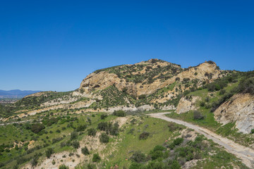 Fototapeta na wymiar Hiking Trail through Rocky Canyon