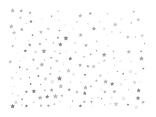 Random falling silver stars