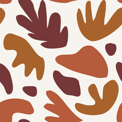 Abstract Floral Seamless Pattern