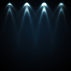 Spot photometric lights. Metal textured surface