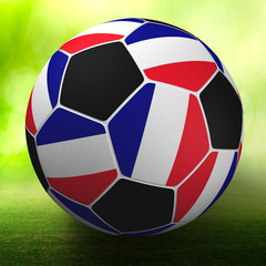 Obraz premium France soccer ball