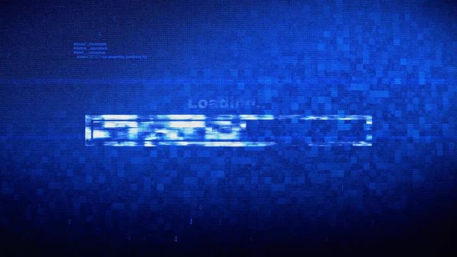 High Risk Text Digital Noise Glitch Effect Tv Screen Loop Background. Login and Password With System Error Security ,Hacking Alert , Cyber Crime Attack Computer Error Distortion Message .