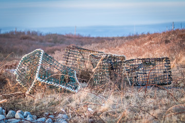 Marine pollution ocean plastic from Canada's fishing industry.