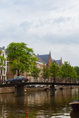 Naklejka premium アムステルダムの運河