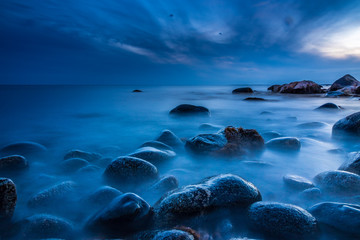 Seascapes from Atlantic Canada along the coastal shoreline.
