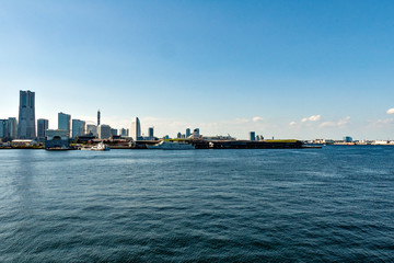 Fototapeta premium Yokohama port in Japan