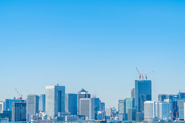 Fototapeta na wymiar 東京の風景 Tokyo city skyline , Japan