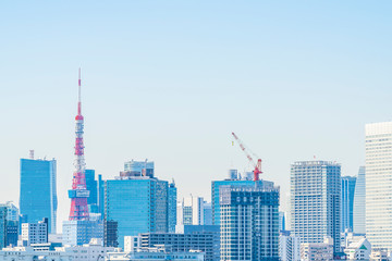 東京の都市風景 Tokyo city skyline , Japan