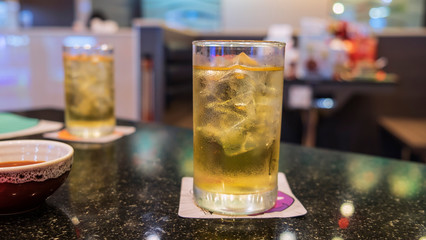 Tea in a glass