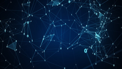 Big Binary Data Connection concept.