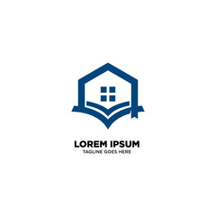 Fototapeta premium Education logo template, vector illustration - Vector