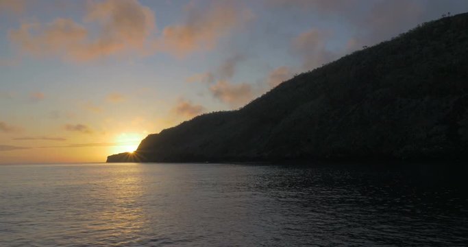 Galapagos Island sunset