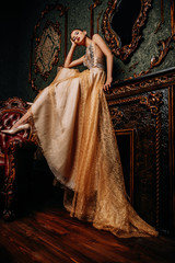fluffy long dress