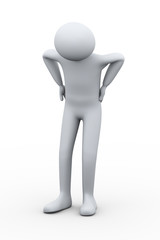 3d person backache