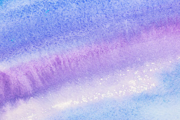 Fototapeta premium hand painted blue aquarelle background. watercolor wash