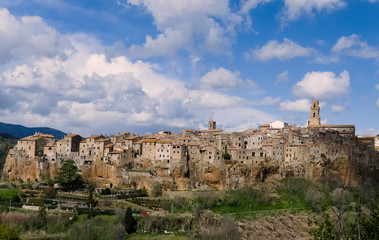 Fototapeta premium Pitigliano, one of the villages of the tuff civilization
