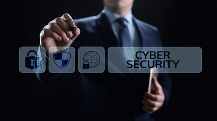 Cyber security data protection information privacy internet technology concept.