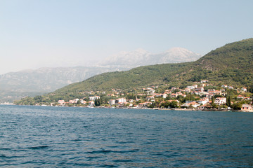 view of an island in kotor montenegro