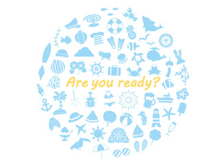 夏 アイコン素材集