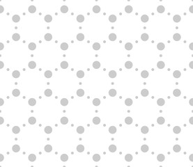 Hexagon seamless pattern vector.