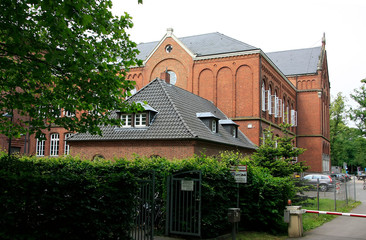 Fototapeta na wymiar The old Gymnasium of Oldenburg