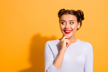 Close-up portrait of her she nice-looking attractive lovely lovable fascinating winsome glamorous...
