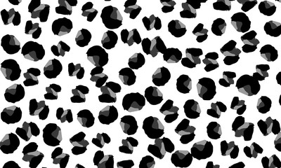 Leopard print. Animal skin pattern.