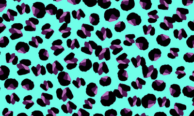 Leopard print. Animal skin pattern.
