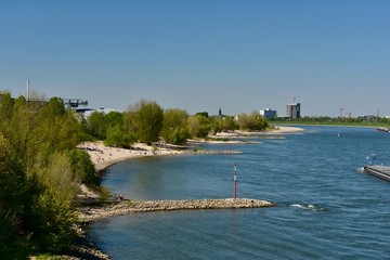 Naklejka premium Düsseldorfer Beach