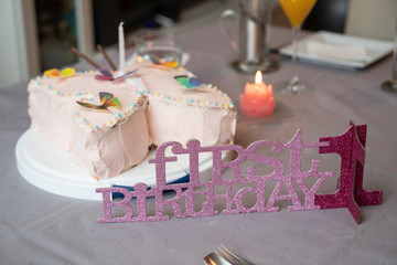 First birthday decoration