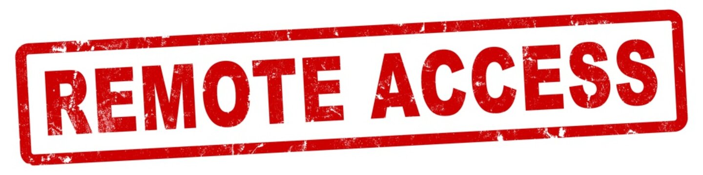 nlsb257 NewLongStampBanner nlsb - english text - Remote Access: stamp / single / red / template - aspect ratio 4:1 - 4to1 - new-version - xxl e7554