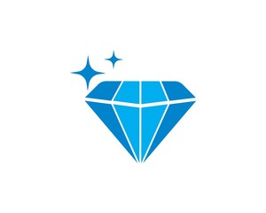 Diamond logo vector icon